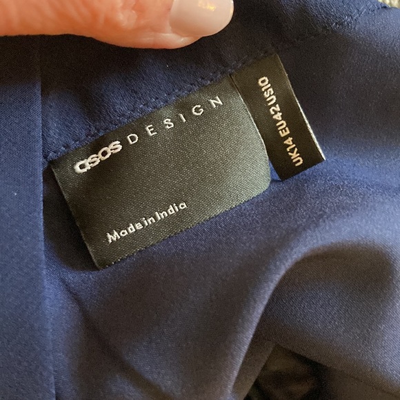 Pleated semi formal ASOS dress. NWT - Picture 6 of 6